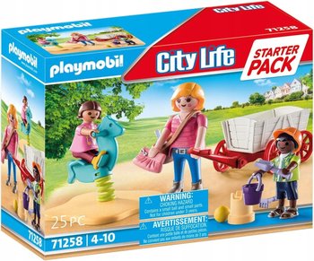 PLAYMOBIL, Starter Pack Opiekunka z wózkiem, 71258 - Playmobil