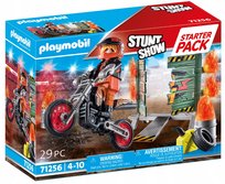 PLAYMOBIL, Starter Pack Pokaz kaskaderski ze ścianą ognia, 71256