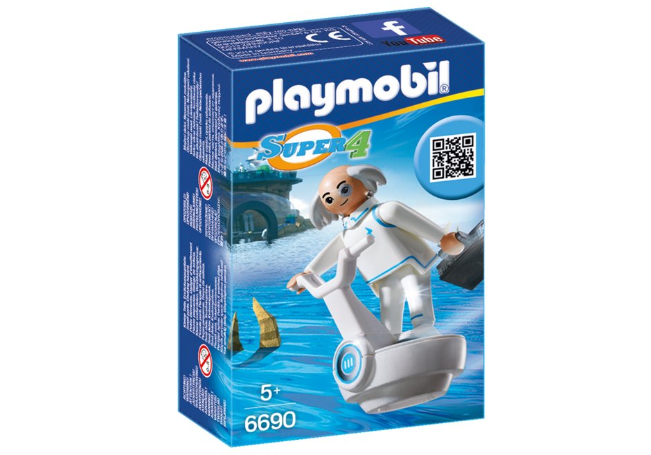 Playmobil Super 4, klocki Dr. X, 6690