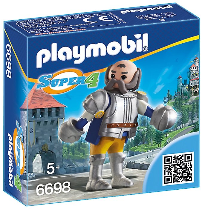 Playmobil Super 4, klocki Królewski strażnik Sir Ulf, 6698