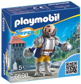 Playmobil Super 4, klocki Królewski strażnik Sir Ulf, 6698  - Playmobil