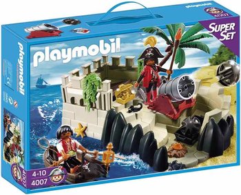 Playmobil Super Set, klocki Twierdza piracka, 4007 - Playmobil