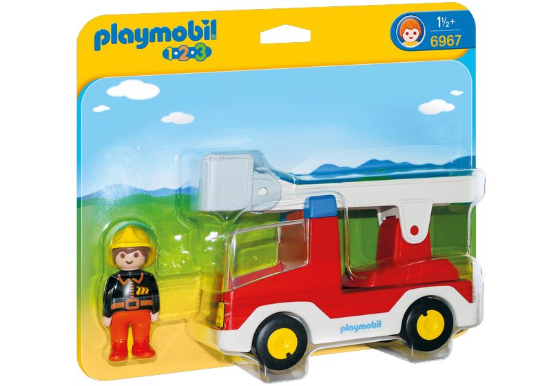 PLAYMOBIL, Wóz strażacki z drabiną, 6967
