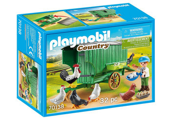 Playmobil, zestaw figurek Mobilny kurnik - Playmobil
