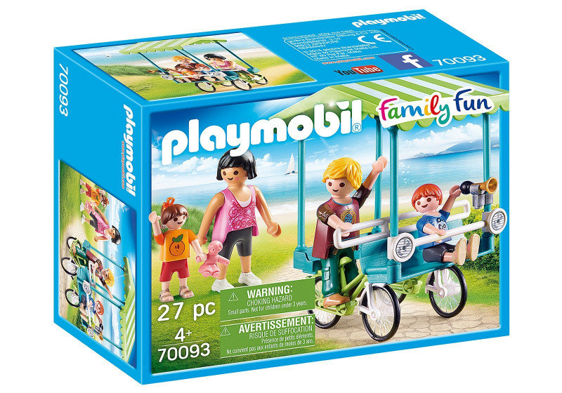 Playmobil, zestaw figurek Rower rodzinny 70093