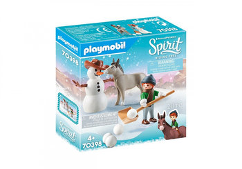 Playmobil, zestaw figurek Spirit Zabawa na śniegu - Playmobil