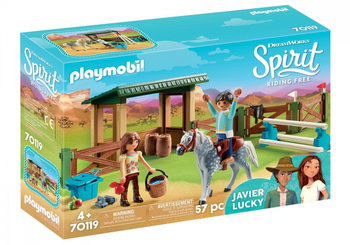 Playmobil, zestaw figurek Wybieg z Lucky i Javier