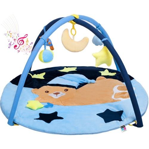 PlayTo, mata edukacyjna Śpiący Miś PlayTo | Sklep EMPIK.COM Namiot z tunelem PlayTo, 3w1 PlayTo | Sklep EMPIK.COM