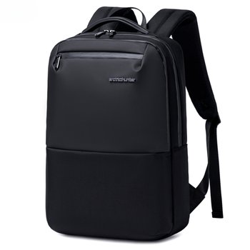 PLECAK BIZNESOWY CZARNY POJEMNY ELEGANCKI DO PRACY DO DELEGACJI NA LAPTOPA - wowbag