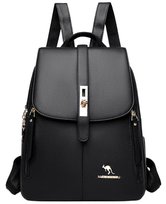 Plecak damski czarny skórzany elegancki ekoskóra miejski modny