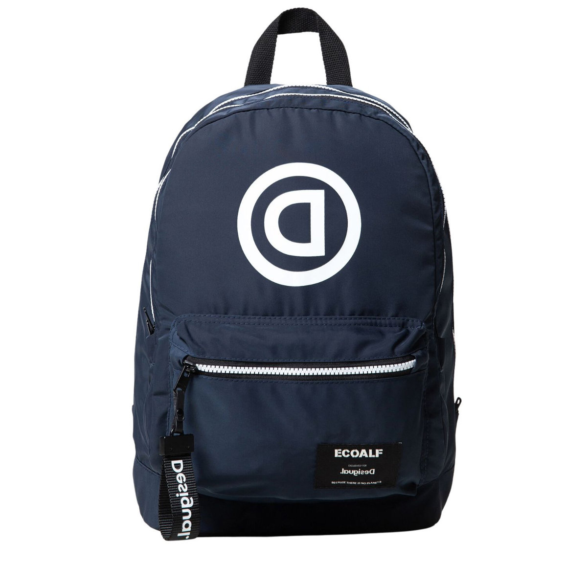 DESIGUAL Plecak damski Desigual Ecoalf miejski szkolny granatowy