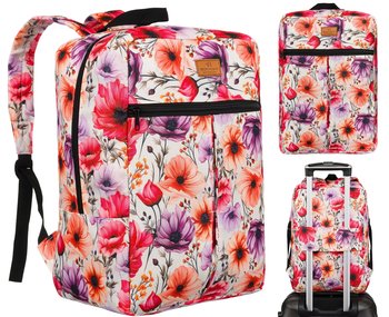 Plecak damski turystyczny bagaż podręczny do samolotu lekki i pojemny 20L uchwyt na walizkę  ROVICKY - Rovicky