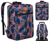 Plecak damski turystyczny sportowy bagaż podręczny do samolotu uchwyt na walizkę lekki i pojemny 20L ROVICKY