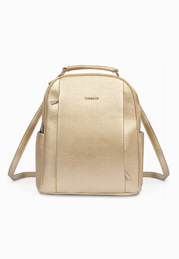 Inny producent Plecak damski w kolorze złotym, elegancki i stylowy