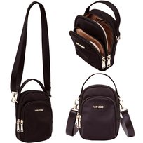 Plecak damski WINGS ROSELLA crossbody miejski na telefon mały lekki nylon regulowany pasek kieszeń frontowa zamek Wings