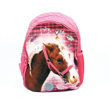 Plecak dla przedszkolaka dla dziewczynki konie różowy Beniamin Nice&Pretty - Beniamin