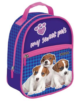 Plecak dla przedszkolaka dla dziewczynki pies fioletowy Starpak  - Starpak