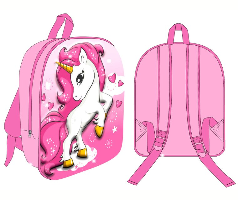 Фото - Шкільний рюкзак (ранець) Difuzed Plecak dla przedszkolaka dziewczynki i chłopca  3D 
