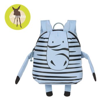 Plecak dla przedszkolaka zebra jasnoniebieski Lassig - Lassig