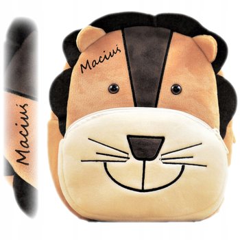 Plecak do przedszkola dla Chłopca z Imieniem Prezent dla 3 latka Lew - Kakoo