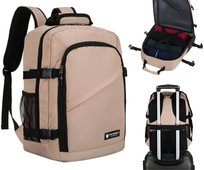 Plecak do samolotu 40x30x20 WIZZAIR RYANAIR podróżny darmowy bagaż Peterson beżowy