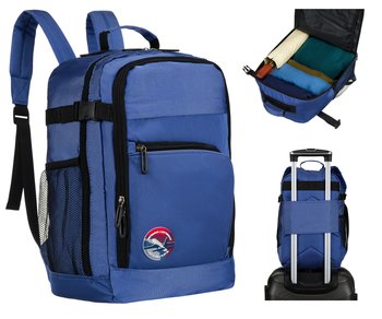 Plecak do samolotu Peterson 40x20x25 Wizzair Ryanair niebieski - Peterson