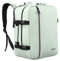 Plecak do samolotu Peterson 40x30x20 Wizzair Ryanair wodoodporny pistacjowy