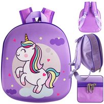 Plecak dziecięcy dla przedszkolaka podróżny do przedszkola jednorożec unicorn