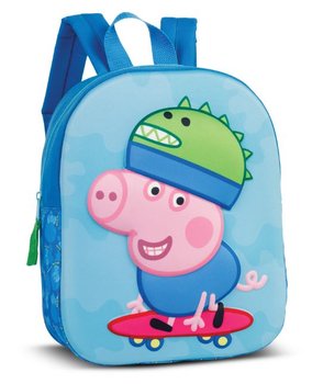 Plecak dziecięcy szkolny ŚWINKA PEPPA - GEORGE 3D jasnoniebieski 6L - Fabrizio