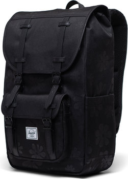 Plecak Herschel Little America Mid 21L - Black Floral Sun - Herschel