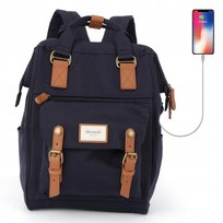 Plecak Himawari 9018 na laptopa 14-15 z USB 06 miejski granatowy Himawari