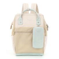 Plecak Himawari bagaż podręczny na laptopa tablet mieści A4 do szkoły pracy na uczelnię beżowy