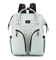 Plecak Himawari dla mamy pojemny termiczne kieszenie wodoodporny do wózka mommy bag miętowy Himawari