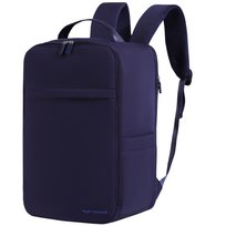 Plecak kabinowy 40x25x20 cm do Ryanair/Wizz Air, nylonowy, 20L, kieszeń na laptop 15,6”, niebieski Wings