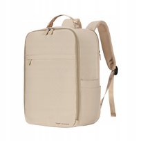 Plecak kabinowy Wings CBP001 40x25x20 cm do Ryanair i Wizz Air, bagaż podręczny, kieszeń na laptopa 15,6”, khaki/beżowy Wings