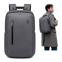 Plecak męski szary miejski z USB wejściem do pracy na studia na co dzień B00915 grey Arctic Hunter