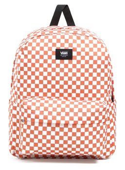Plecak młodzieżowy Vans Old Skool Check Backpack - carnelian - Vans