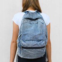 Plecak Old Skool Vintage Miejski Klasyczny Retro Jeansowy Black Sheep ST2