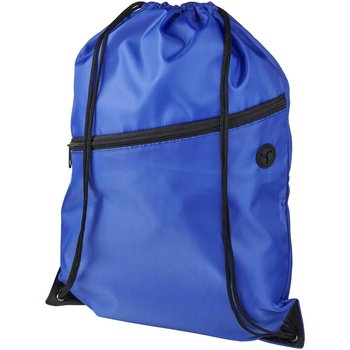 Plecak Oriole z zamkiem błyskawicznym i sznurkiem ściągającym KEMER 12047202 Niebieski - KEMER