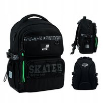 Plecak ortopedyczny do szkoły dla chłopców 6-12 lat czarny Skate Kite