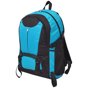Plecak podróżny 40L, czarno-niebieski, 32x22x53 cm - Zakito