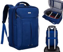 Plecak podróżny do samolotu Peterson 40x20x25 cm Wizzair Ryanair granatowy