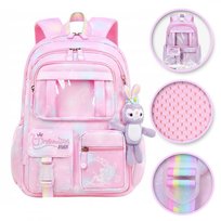 Plecak RAINBOW sweet szkolny uniwersalny kieszonki  z brelokiem PL159R