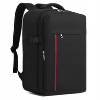 Plecak Ryanair 40x30x20 Bagaż do Samolotu Podręczny Czarny Mały 20L Rosso