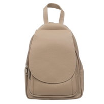 Plecak Skórzany Damski Vezze Collina Beżowy