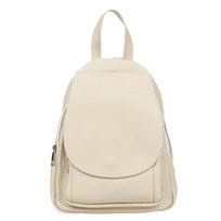 Plecak Skórzany Damski Vezze Collina Ecru