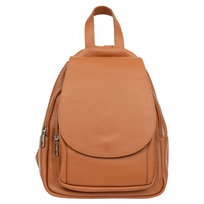 Plecak Skórzany Damski Vezze Collina Rudy