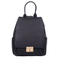 Plecak Skórzany Damski Vezze Rampa Czarny