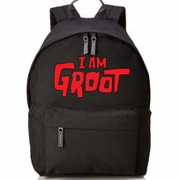 Plecak Szkolny Czarny Do Szkoły I AM GROOT Na Wycieczkę Filmowe Bajkowe Wz