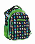 Plecak szkolny dla chłopca, Astra Minecraft, zielono-czarny - Astra